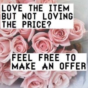 Reasonable offers always welcome !!